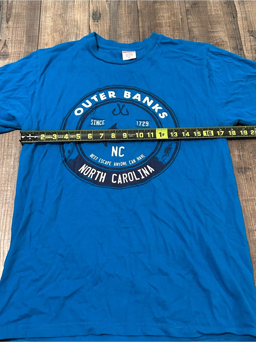 Vintage Supreme Made In USA Outer Banks North Carolina T-Shirt Mens Sz Medium - Picture 7 of 7